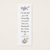 Elégante aquarelle Florale Religieuse Bible Sagess (Devant)