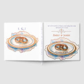 Elégante aquarelle Golden Rose Mariage Cercles (Complet)