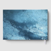 Elégante aquarelle mariage or Foil Guestbook (Verso)