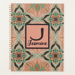 Elégante aquarelle marocaine rose florale