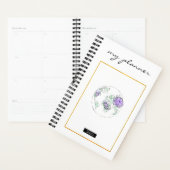 Elégante aquarelle moderne chic Lavender Globe (Devant avec enveloppe)