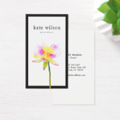 Elégante aquarelle moderne Lotus Flower (Bureau)