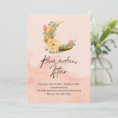 Elégante aquarelle Ramadan Iftar Invitation (Debout devant)