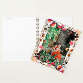 Elégante aquarelle rose florale verdure Photo (Devant avec enveloppe)