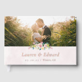 Elégante aquarelle rose Mariage (Recto)