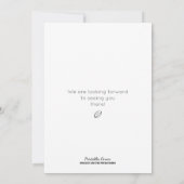 Elégante aquarelle rugby Baby shower Invitation (Dos)