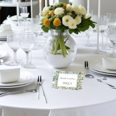 Elégante aquarelle Verdure Mariage Cartes de Place