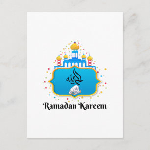 Elegante Arabische kalligrafie Ramadan-wensen Briefkaart