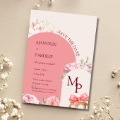 Elegante Arch Save the Date uitnodiging template