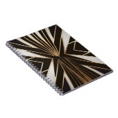 Elegante Art Deco 20s Notitieboek (Rechterzijde)