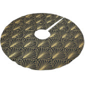 Elegante art deco:  Abstract Kerstboom Rok (Gekanteld)