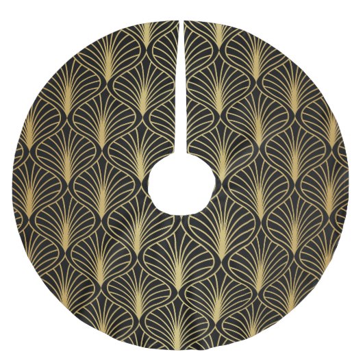 Elegante art deco:  Abstract Kerstboom Rok (Voorkant)