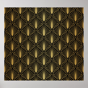 Elegante art deco:  Abstract Poster