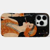 Elegante Art Deco Flapper Girl Case-Mate iPhone Case (Achterkant (horizontaal))