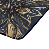 Elegante Art Deco Gold Mandala Snijplank (Hoek)