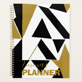 ELEGANTE ART DECO GOUD ZWART WIT PLANNER