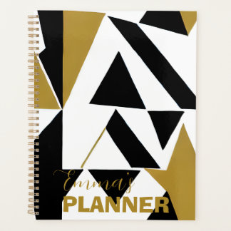 ELEGANTE ART DECO GOUD ZWART WIT PLANNER