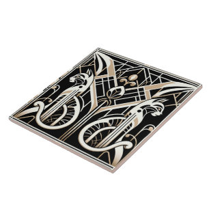 Elegante Art Deco kat Tegeltje