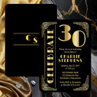 Elegante Art Deco Luxe 30e Verjaardagsfeest