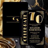 Elegante Art Deco Luxe 70e Verjaardagsfeest
