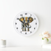 Elegante art deco olifant grote klok (Huis)