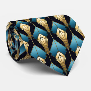 Elegante art deco patroon betegeld stropdas