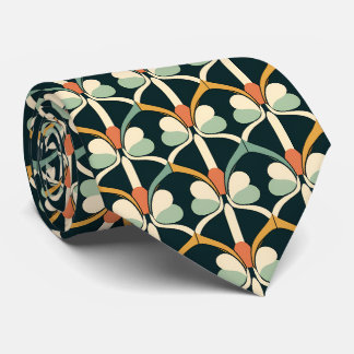 Elegante art deco patroon betegeld stropdas