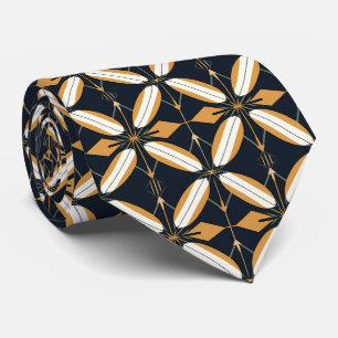 Elegante art deco patroon betegeld stropdas