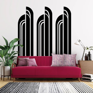 Elegante Art Deco Roze en Mauve Kussen
