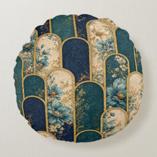 Elegante Art Deco Sierkussen Rond Kussen