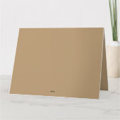 Elegante art deco vrouw in goud en blauw kaart (Achterkant)