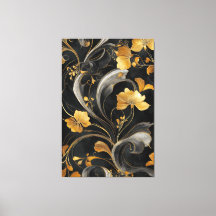 Elegante Art Nouveau Gouden Flora