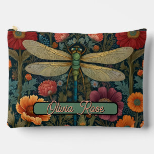 Elegante art nouveau herfst bloem libel etui
