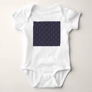 Elegante art nouveau, minimalistisch patroon. romper