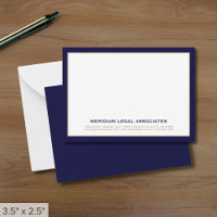 Elegante Attorney Note Kaart