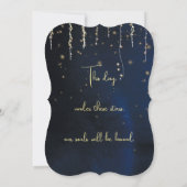 Elegante avond Bewaar de datum Save The Date (Achterkant)