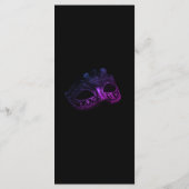 Elegante avond bruiloft menu (Achterkant)