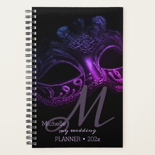 Elegante avondmaskerade planner (Voorkant)