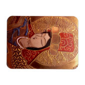 Elegante Aziatische dame Magneet (Horizontaal)