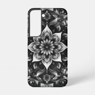 Elegante B & W  Patroon Telefoonhoes Samsung Galaxy Hoesje