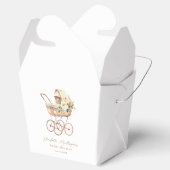 Elegante Baby koetswerkdouche Bedankdoosjes (Geopend)