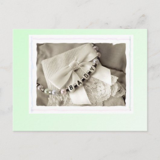 Elegante Baby merchandise Briefkaart (Voorkant)