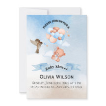 Elegante Baby shower Uitnodiging Sjabloon