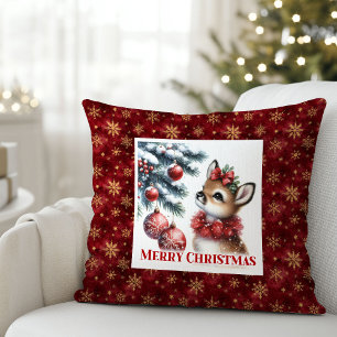 Elegante babyhert knus winter kinderkamer decorati kussen
