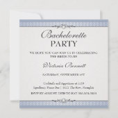 Élégante Bachelorette Frontière Invitation (Devant)