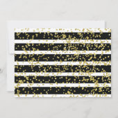 Élégante Bachelorette Party Itinéraire Invitation (Dos)