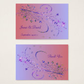 Élégante balise Favor de mariage (Devant & derrière)