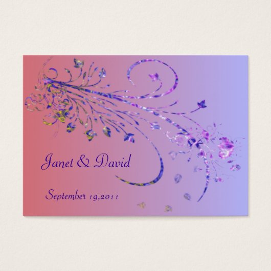 Élégante balise Favor de mariage (Devant)