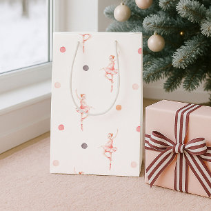 Elegante Ballerina Kerst Medium Cadeauzakje