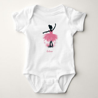 Elegante Ballerina Silhouet Ballet Romper